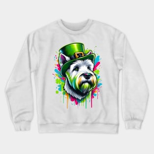 Soft Coated Wheaten Terrier's St Patrick's Day Parade Crewneck Sweatshirt